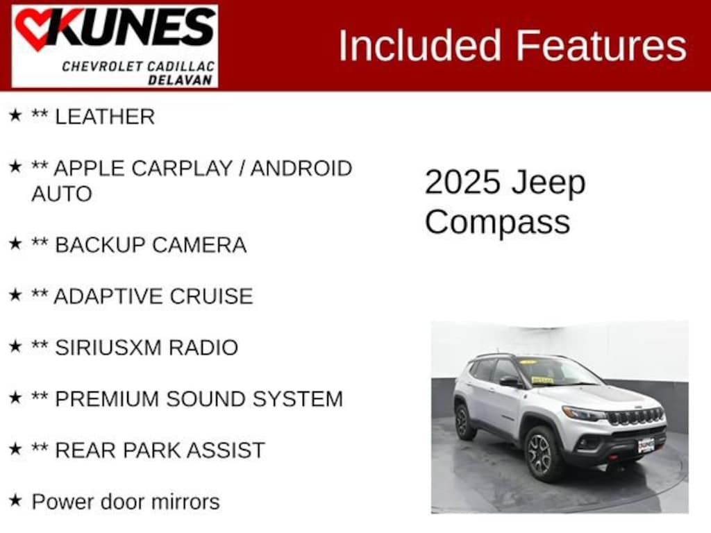 Used 2025 Jeep Compass Trailhawk