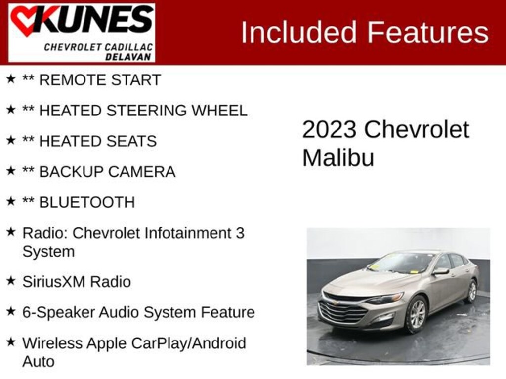 Used 2023 Chevrolet Malibu LT Car