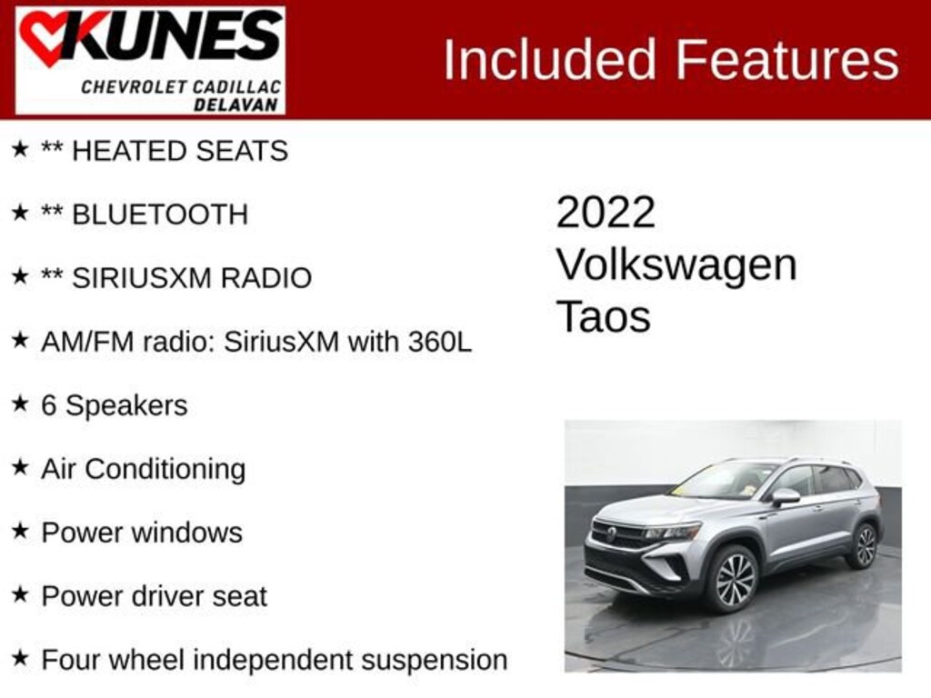 Used 2022 Volkswagen Taos SE