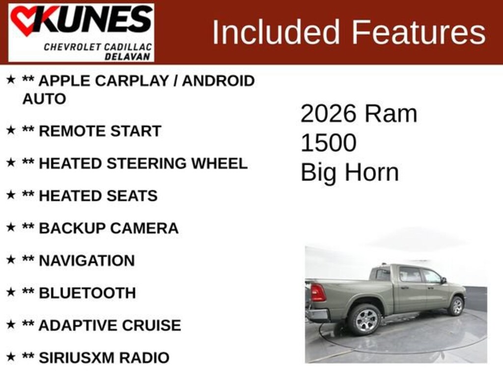 Used 2026 Ram 1500 Big Horn