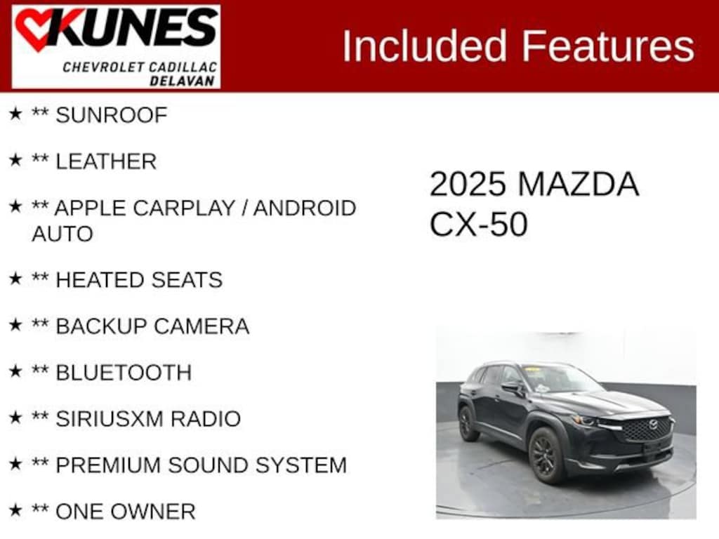 Used 2025 Mazda CX-50 2.5 S Premium Package