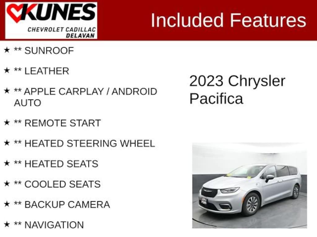 Used 2023 Chrysler Pacifica Hybrid Limited