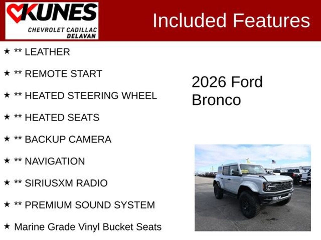 Used 2026 Ford Bronco Raptor