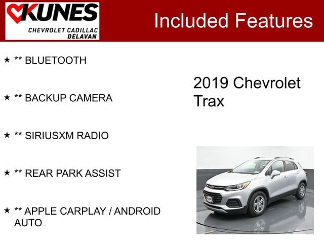 Used 2019 Chevrolet Trax LT with VIN KL7CJLSB1KB815788 for sale in Delavan, WI