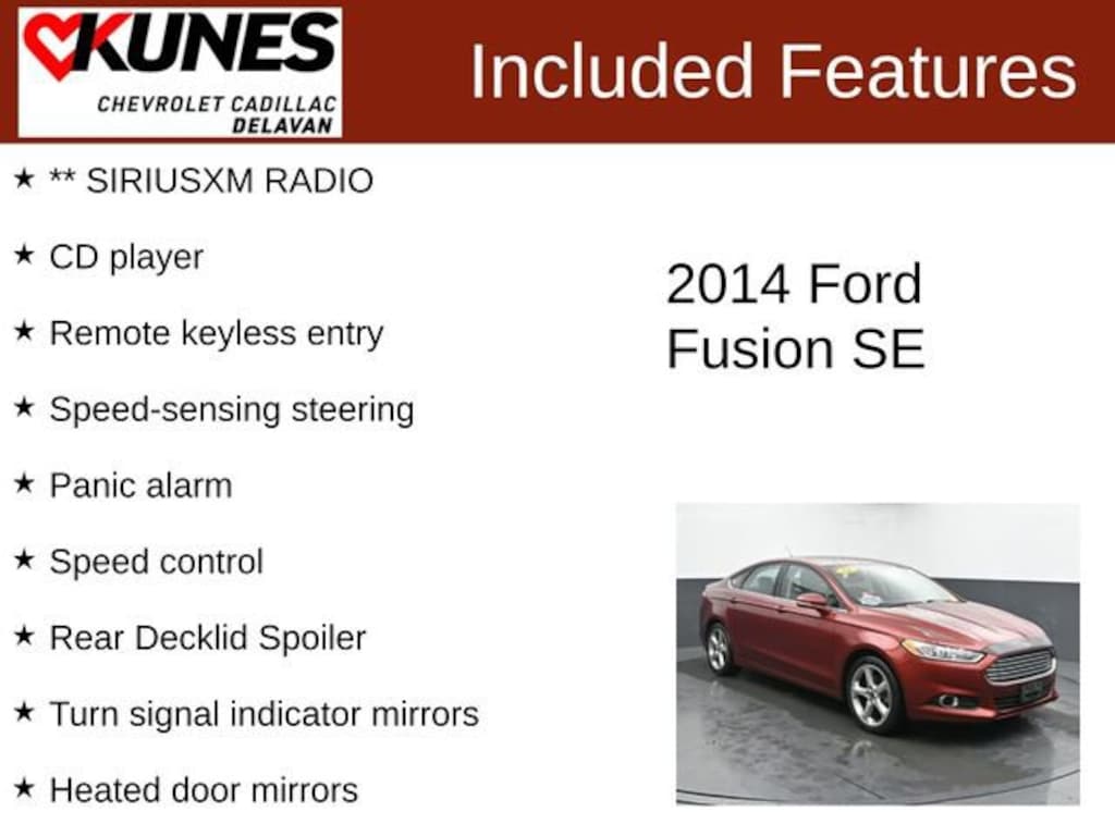Used 2014 Ford Fusion SE