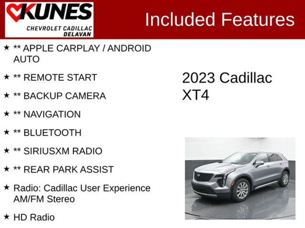 Used 2023 CADILLAC XT4 Premium Luxury SUV