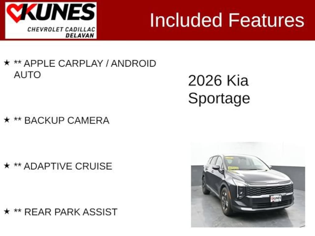 Used 2026 Kia Sportage LX