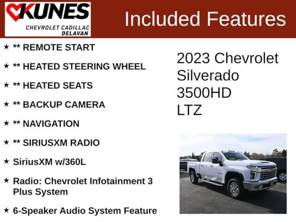 Used 2023 Chevrolet Silverado 3500 HD LTZ Truck