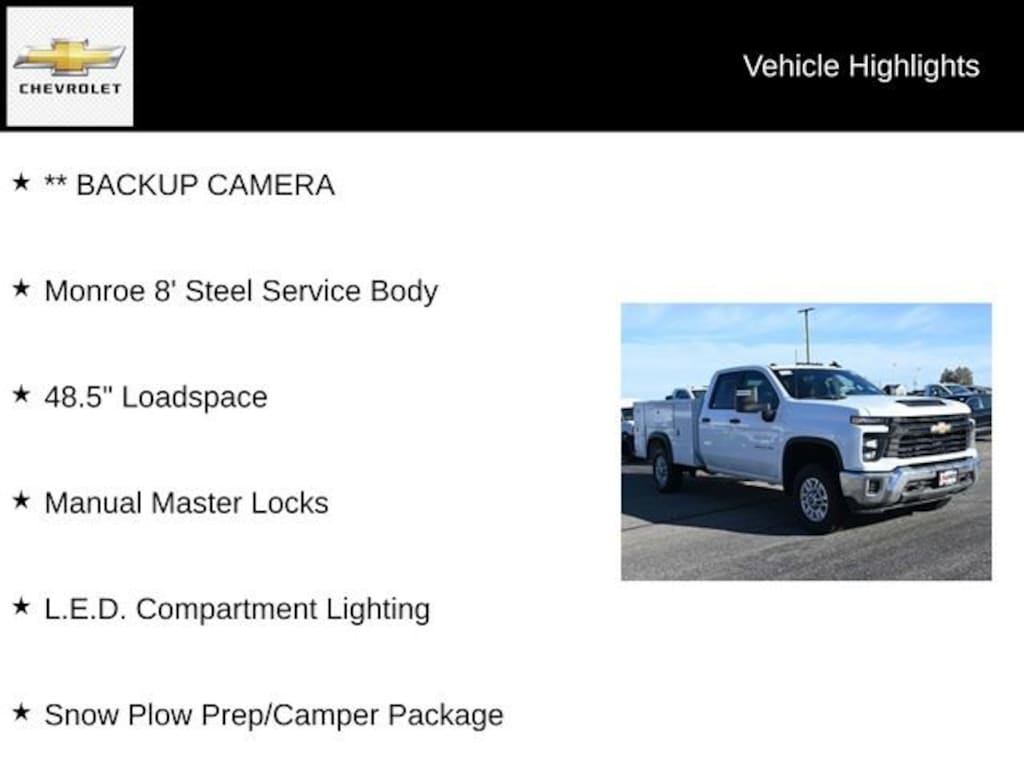 New 2025 Chevrolet Silverado 2500 HD WT Truck