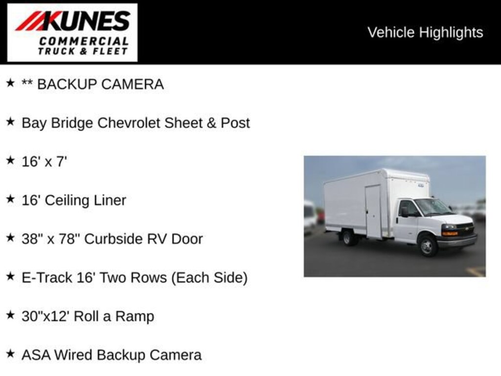 New 2026 Chevrolet Express Cutaway 3500 1WT Cutaway Van