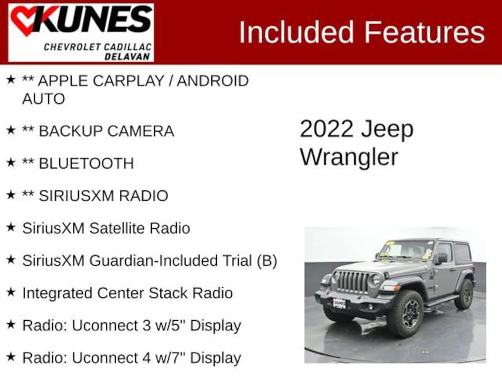 Used 2022 Jeep Wrangler Sport