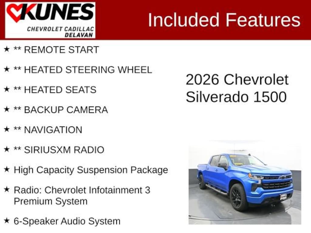 Used 2026 Chevrolet Silverado 1500 RST Truck