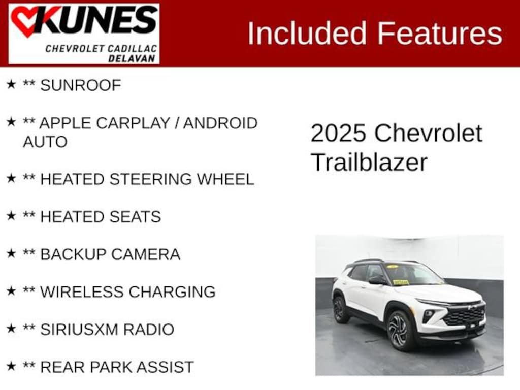 Used 2025 Chevrolet Trailblazer RS SUV