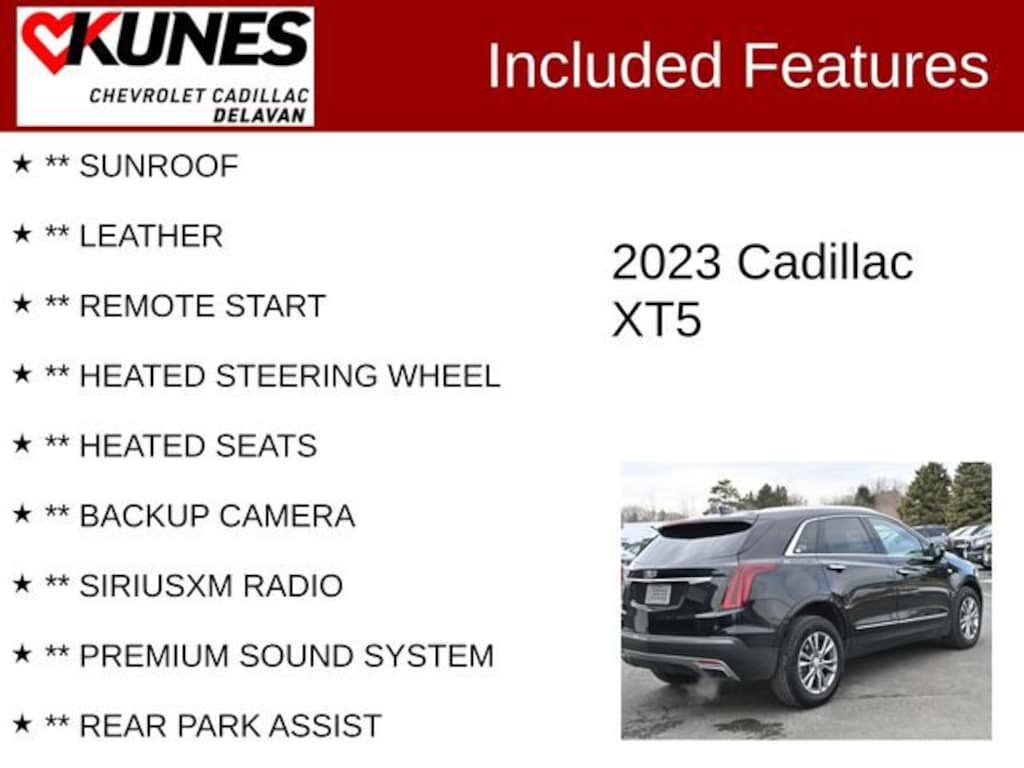 Used 2023 CADILLAC XT5 Premium Luxury SUV