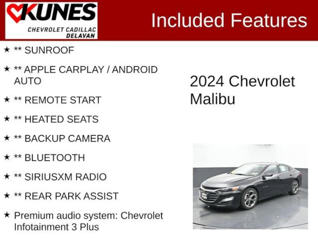 Used 2024 Chevrolet Malibu 1LT Car