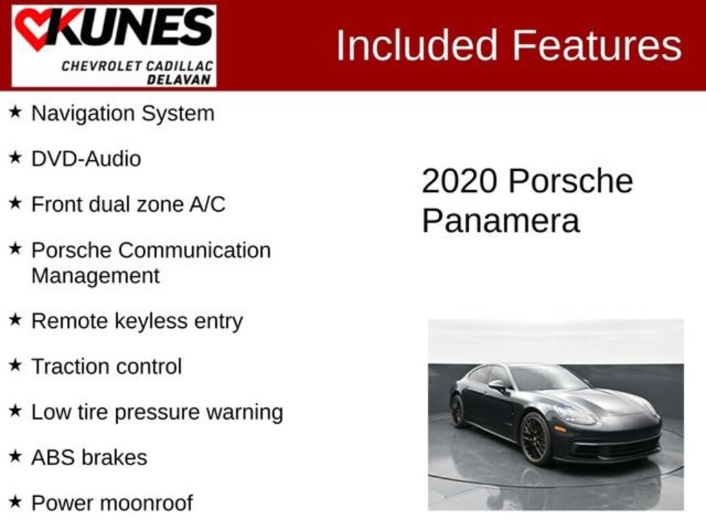 Used 2020 Porsche Panamera Base/4