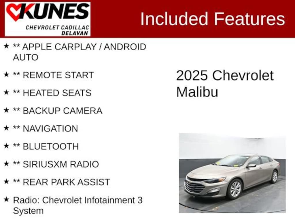 Used 2025 Chevrolet Malibu 1LT Car