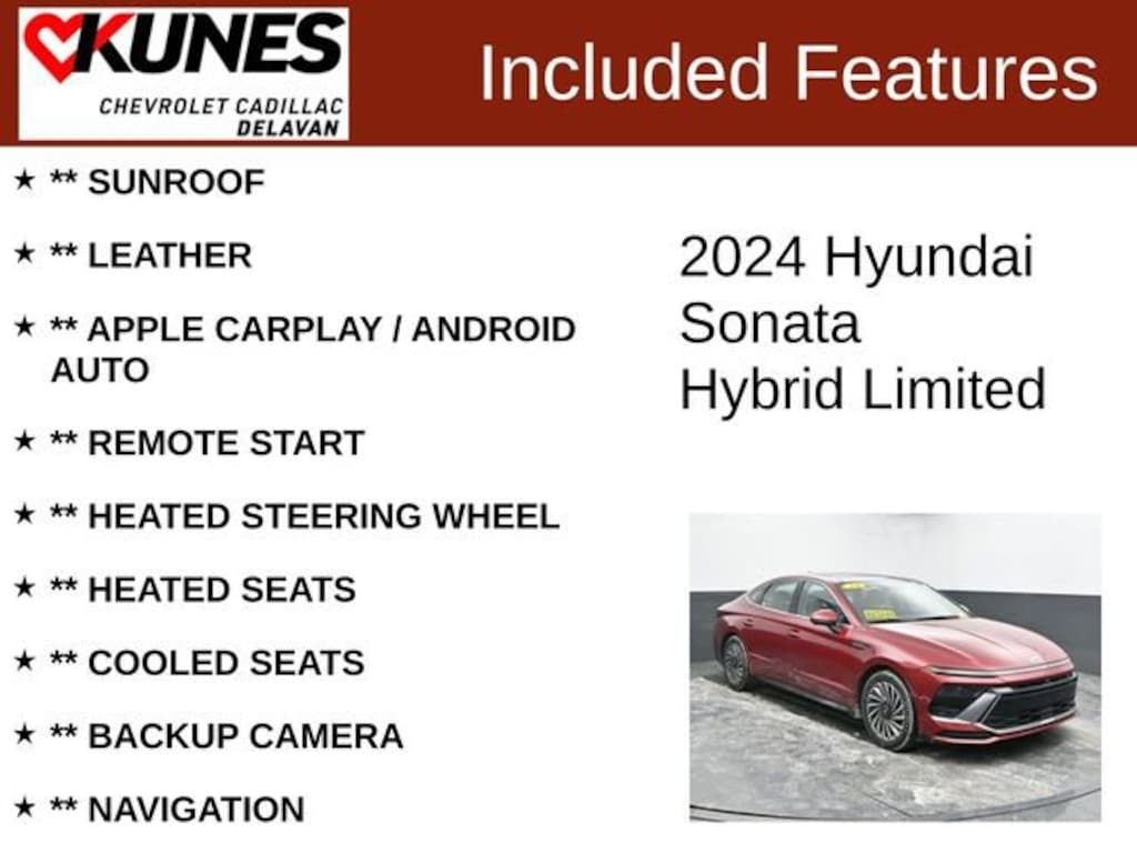 Used 2024 Hyundai Sonata Hybrid Limited