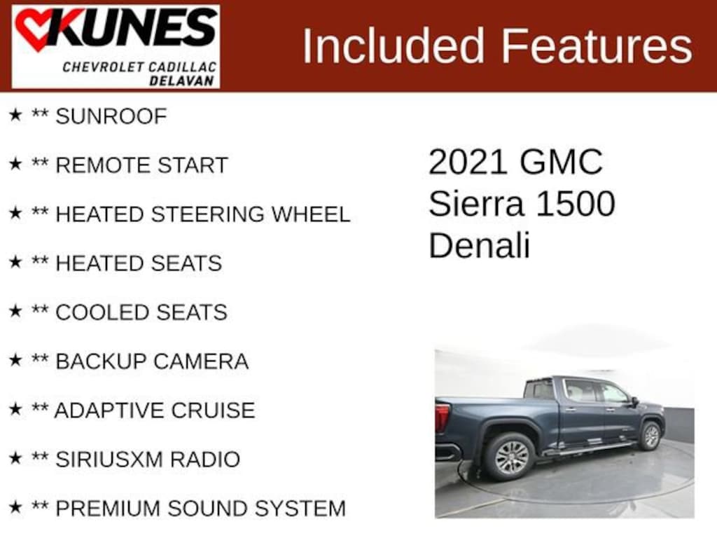 Used 2021 GMC Sierra 1500 Denali Truck