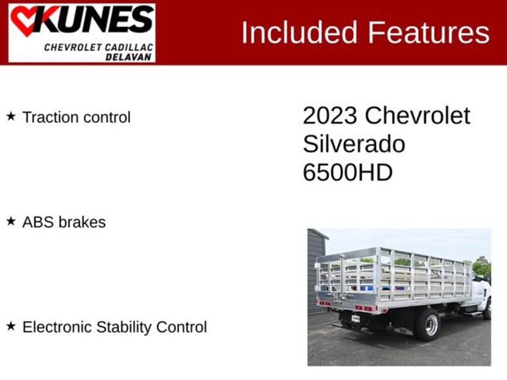 Used 2023 Chevrolet Silverado 6500 HD Work Truck Chassis Cab Truck