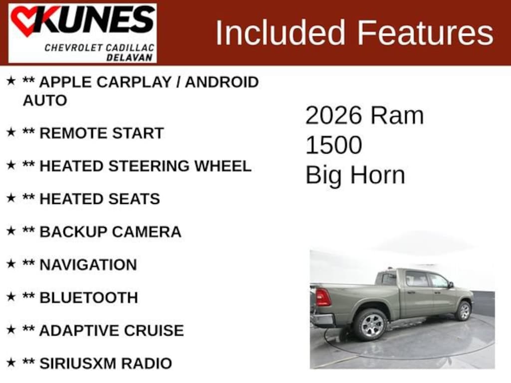 Used 2026 Ram 1500 Big Horn