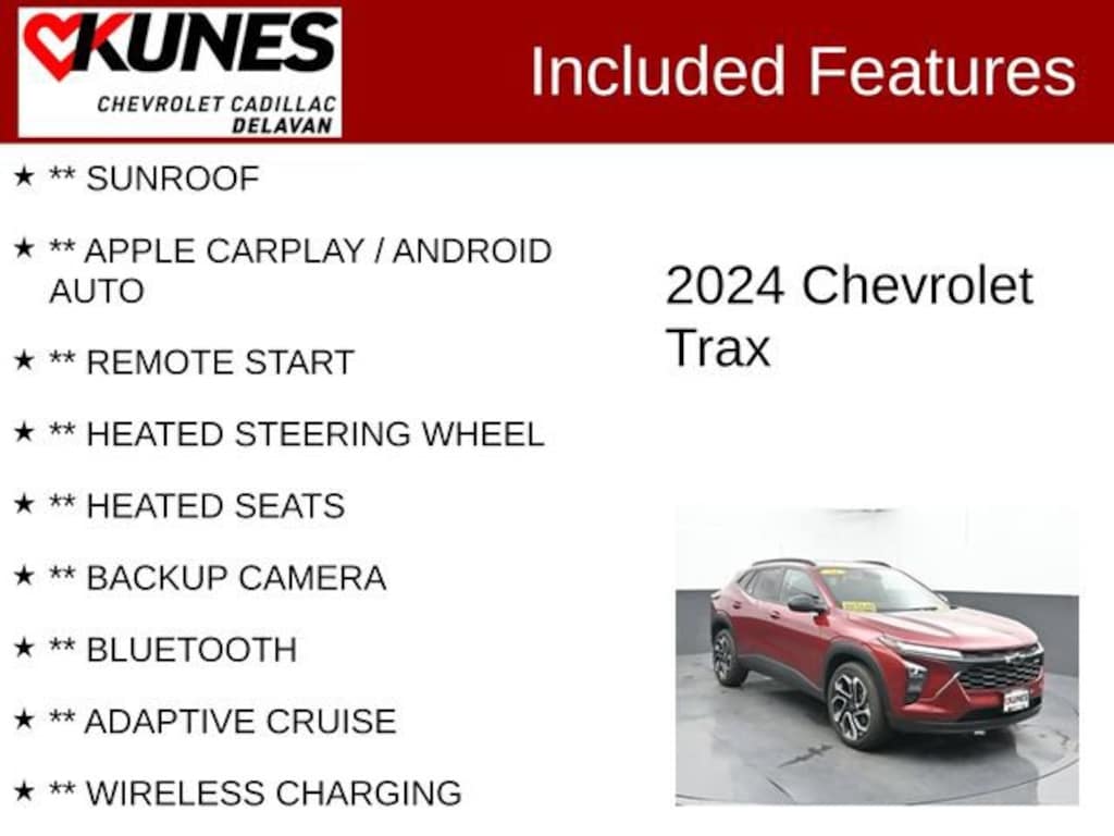 Used 2024 Chevrolet Trax 2RS SUV