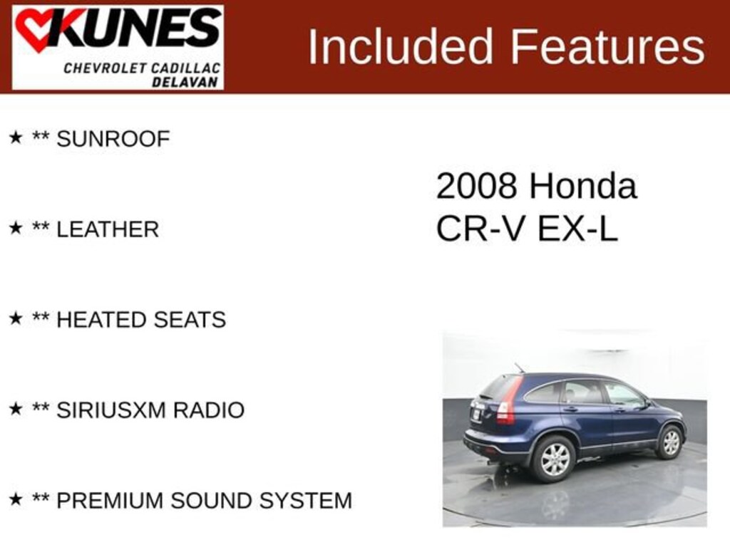 Used 2008 Honda CR-V EX-L