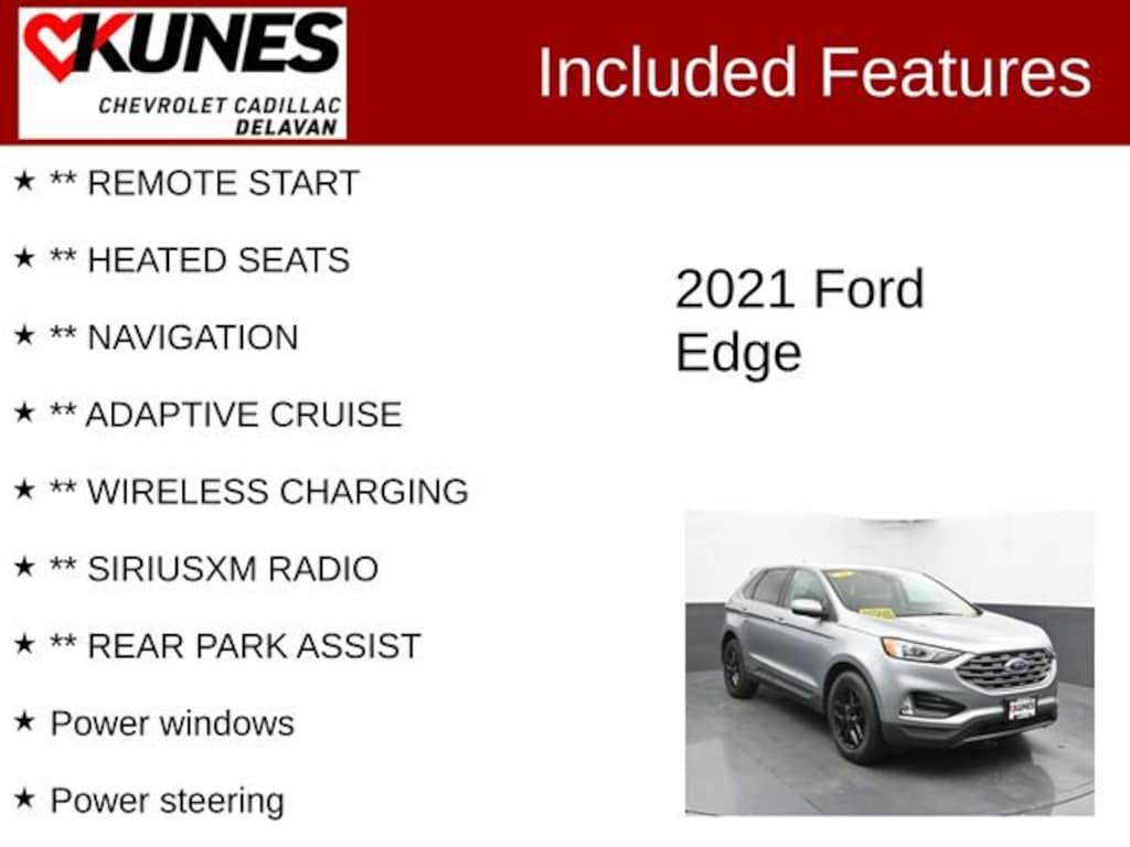 Used 2021 Ford Edge SEL