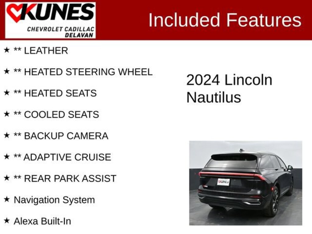 Used 2024 Lincoln Nautilus Reserve