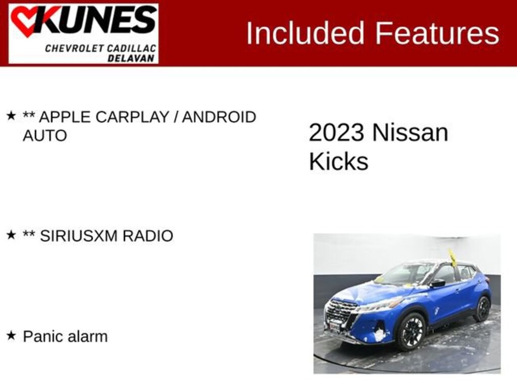 Used 2023 Nissan Kicks SV