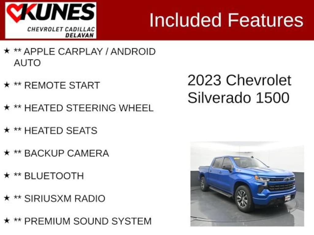 Used 2023 Chevrolet Silverado 1500 RST Truck