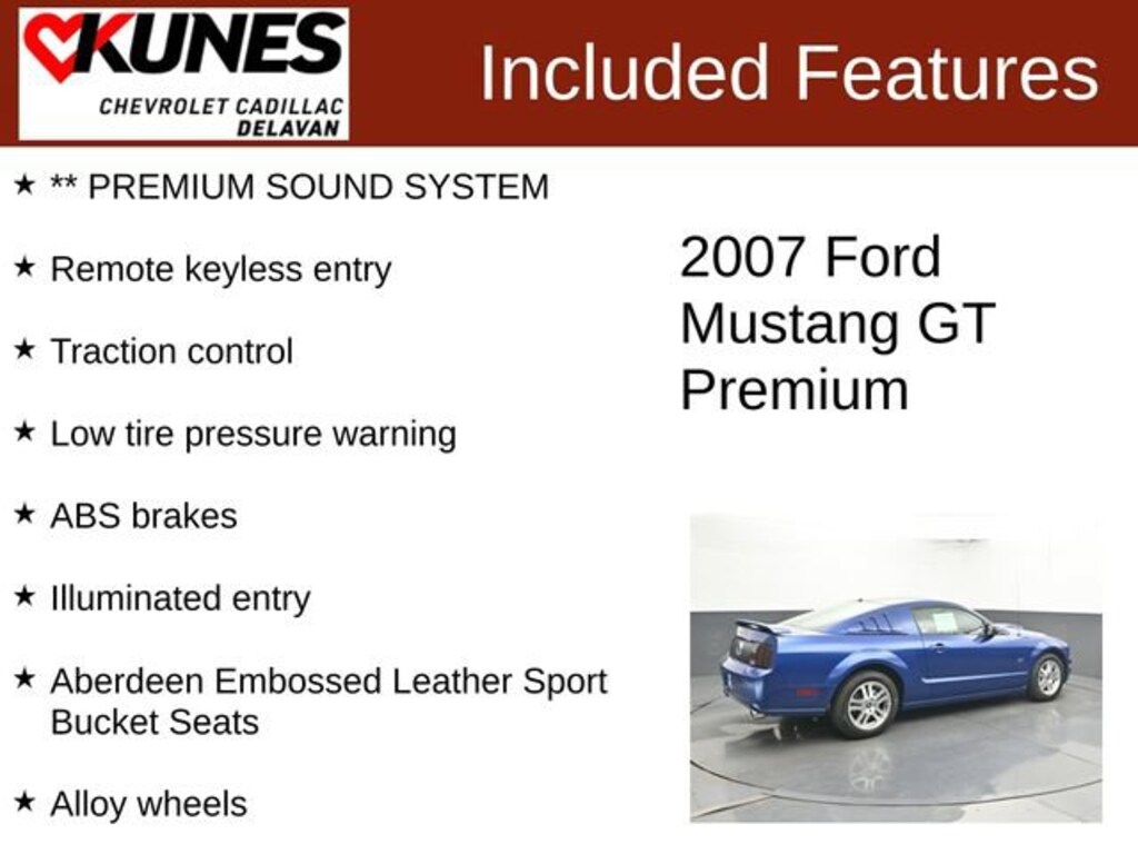 Used 2007 Ford Mustang GT Deluxe
