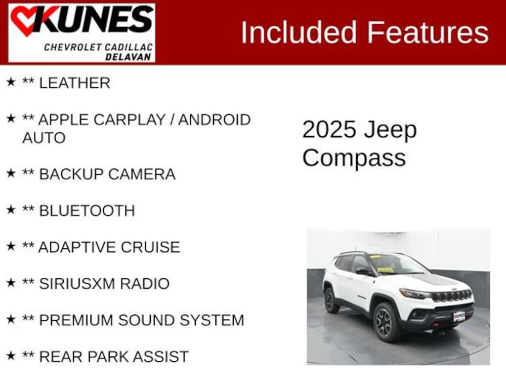 Used 2025 Jeep Compass Trailhawk