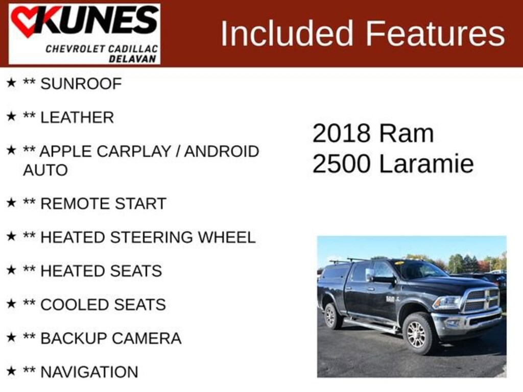 Used 2018 Ram 2500 Laramie