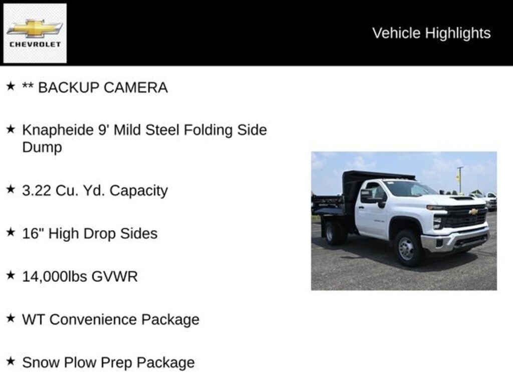 New 2025 Chevrolet Silverado 3500 HD Chassis Cab Work Truck Truck