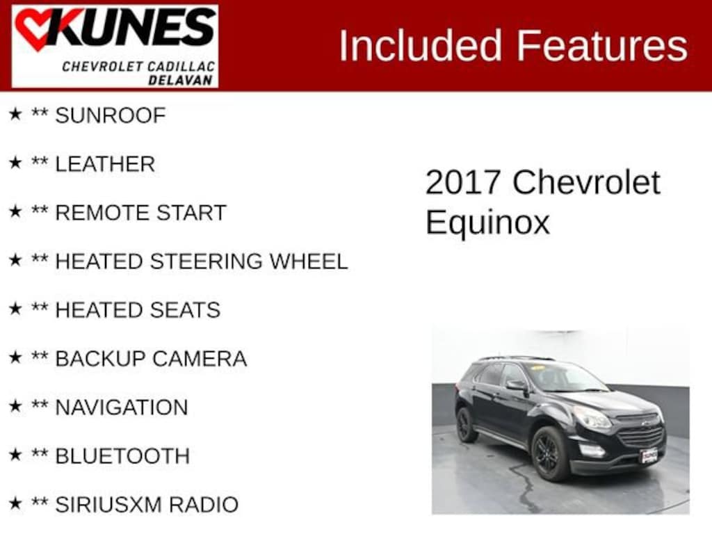 Used 2017 Chevrolet Equinox LT SUV