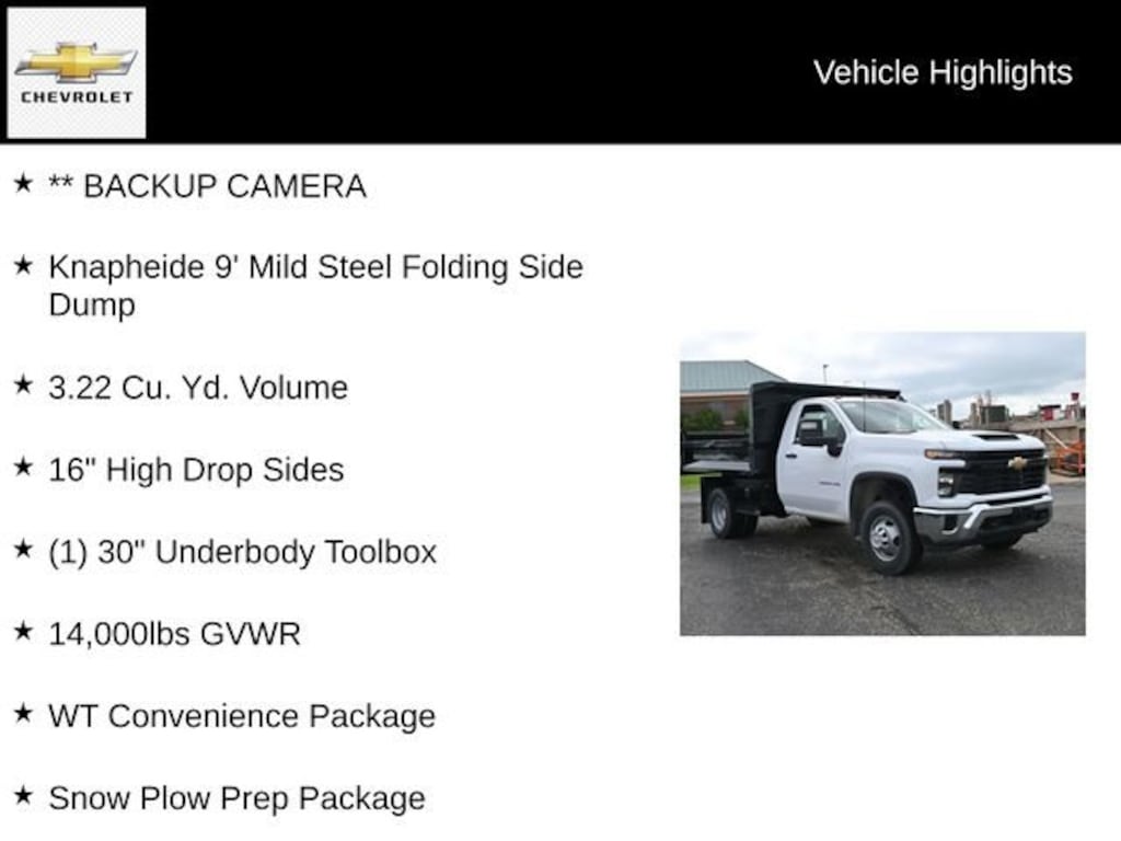 New 2025 Chevrolet Silverado 3500 HD Chassis Cab Work Truck Truck