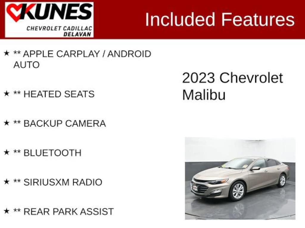 Used 2023 Chevrolet Malibu LT Car