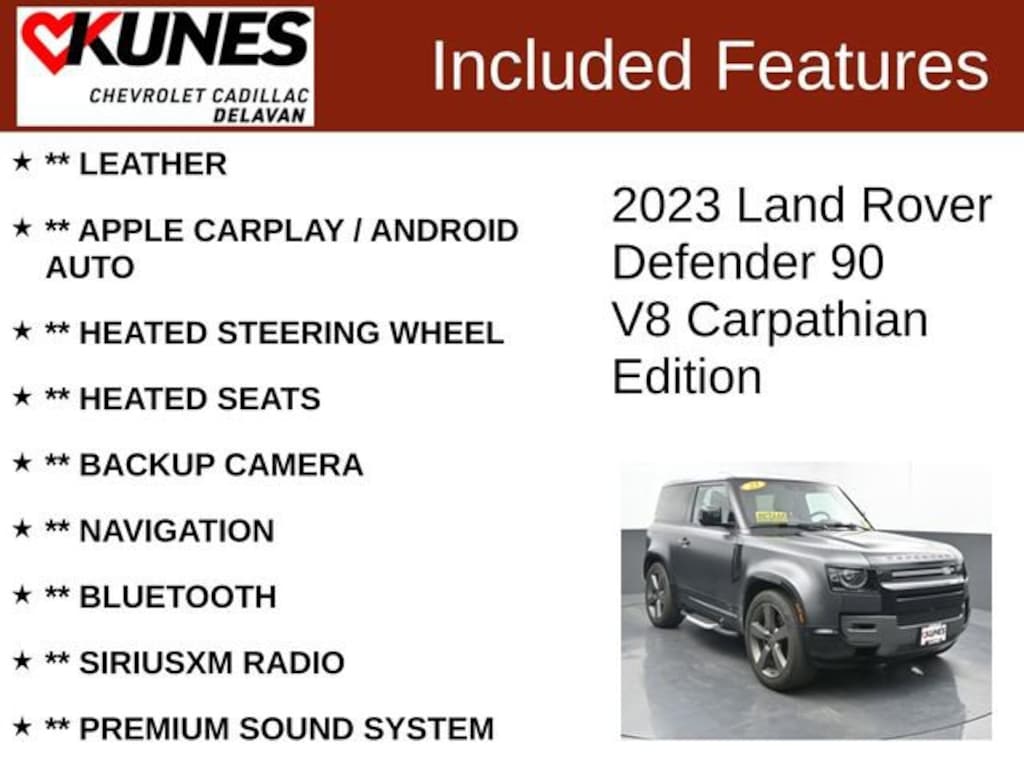 Used 2023 Land Rover Defender V8