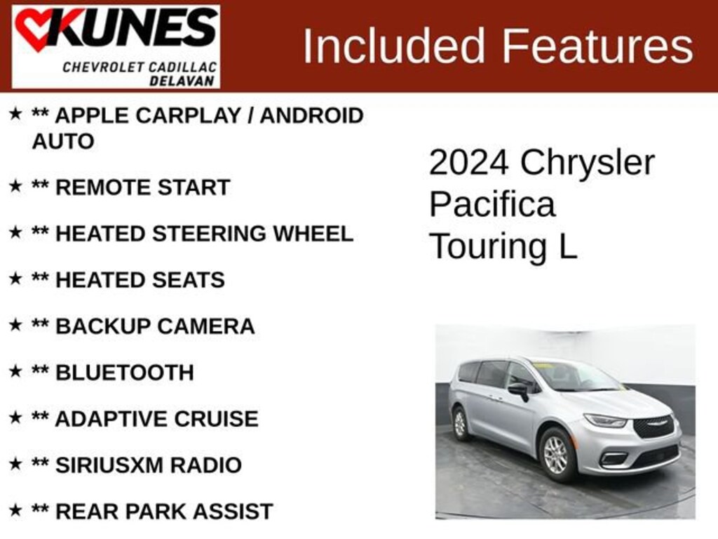 Used 2024 Chrysler Pacifica Touring L