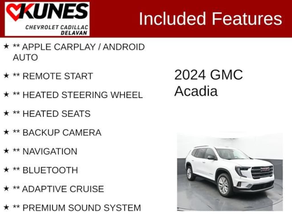 Used 2024 GMC Acadia Elevation SUV