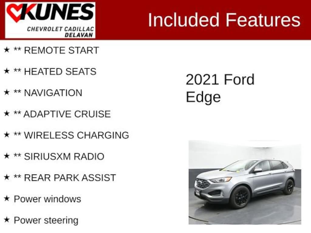 Used 2021 Ford Edge SEL