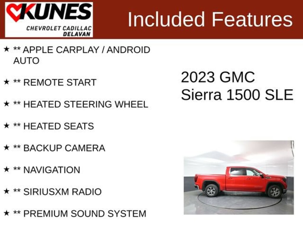 Used 2023 GMC Sierra 1500 SLE Truck