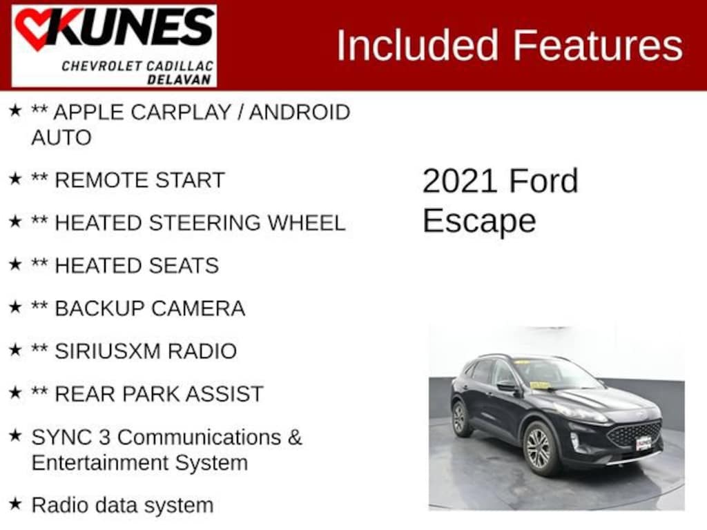 Used 2021 Ford Escape SEL