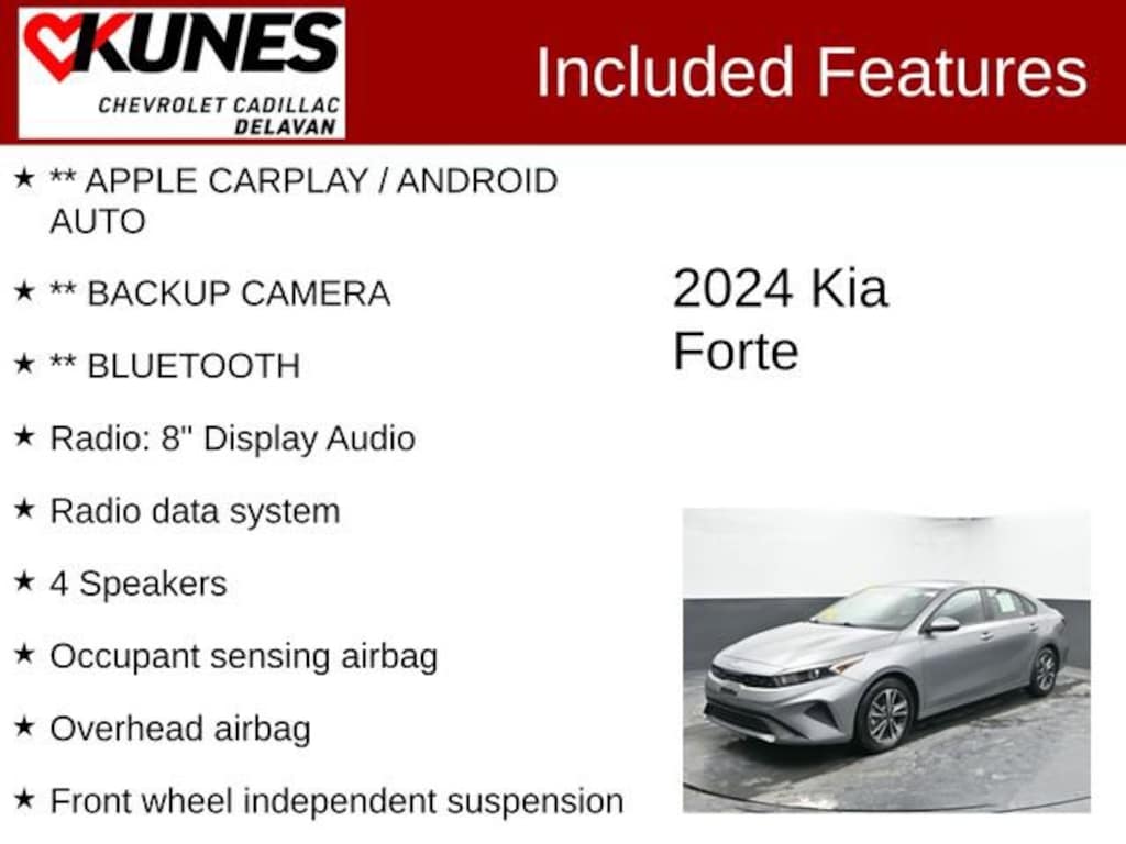 Used 2024 Kia Forte LXS