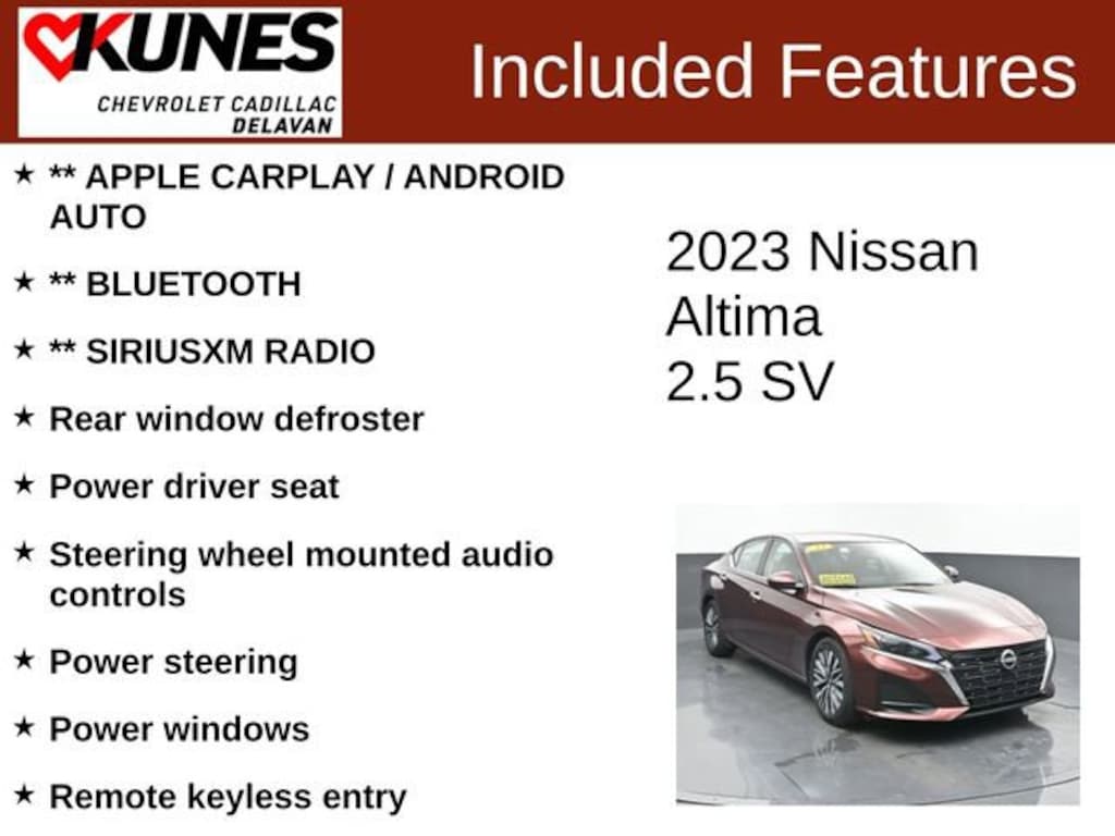 Used 2023 Nissan Altima 2.5 SV
