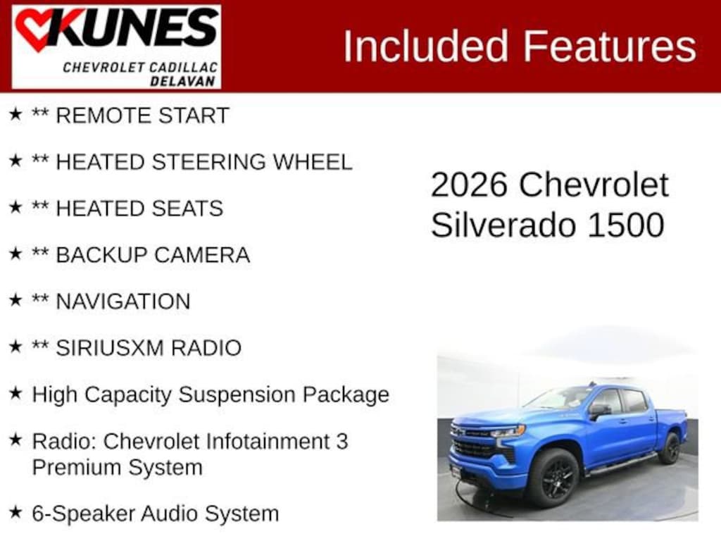 Used 2026 Chevrolet Silverado 1500 RST Truck