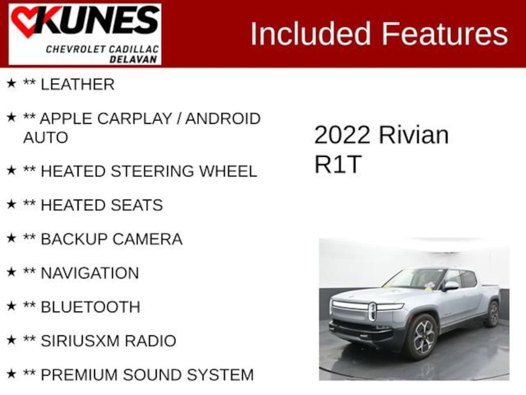 Used 2022 Rivian R1T Adventure Package