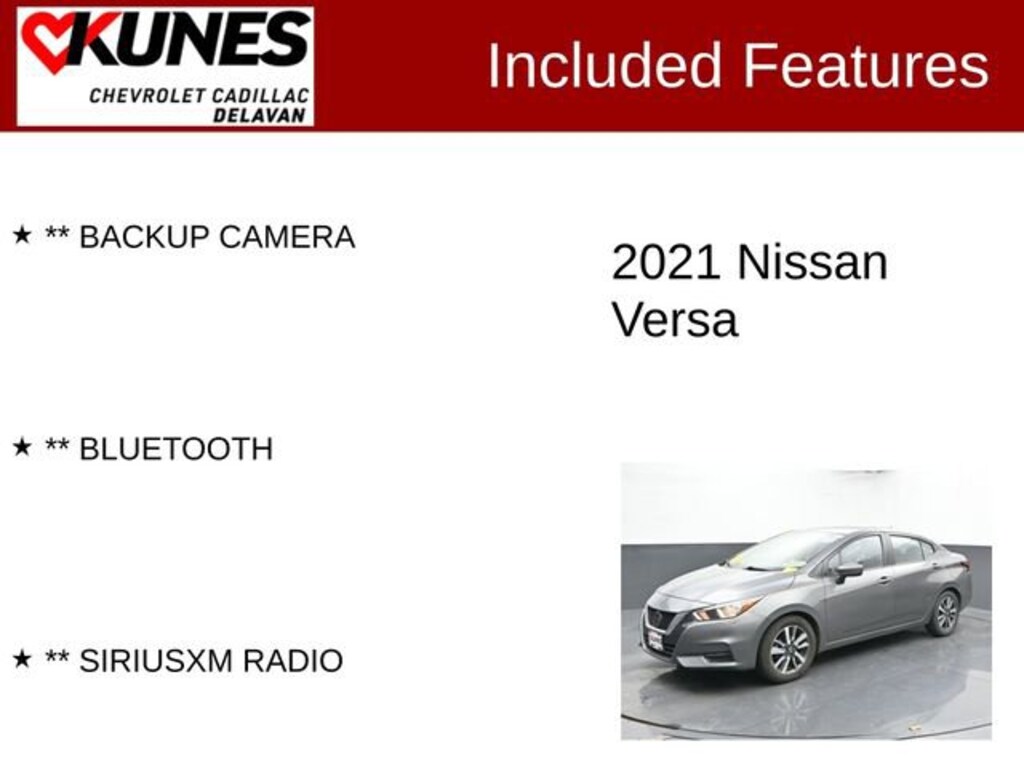 Used 2021 Nissan Versa SV