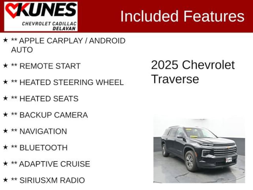 Used 2025 Chevrolet Traverse LT SUV